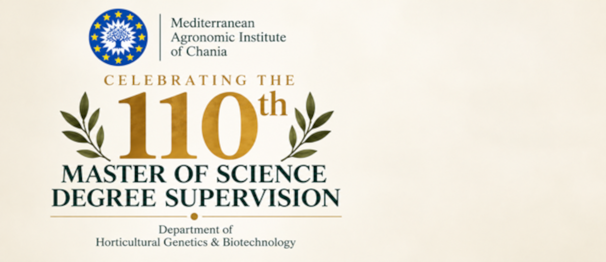 One hundred ten (110) Master of Science (MSc) Theses supervised