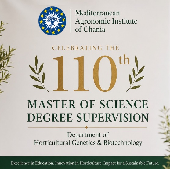 One hundred ten (110) Master of Science (MSc) Theses